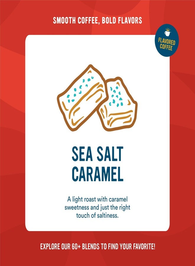 Cameron's Coffee Single Serve Pods, Flavored, Sea Salt Caramel, 12 Count (Pack of 6) - Image 2