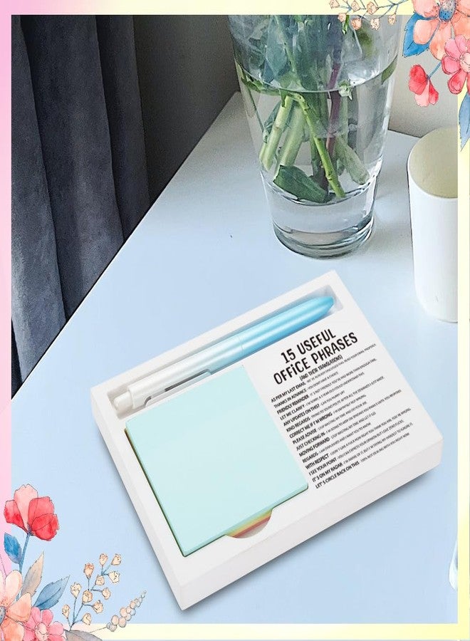 FOUGSTA Funny Office Gift for Coworkers, Workplace Humor Decor with 15 Useful Phrases, Wooden Sticky Note Holder with Office Quote, 16.5 x 12 x 1.5 cm,XXW14 - Image 4