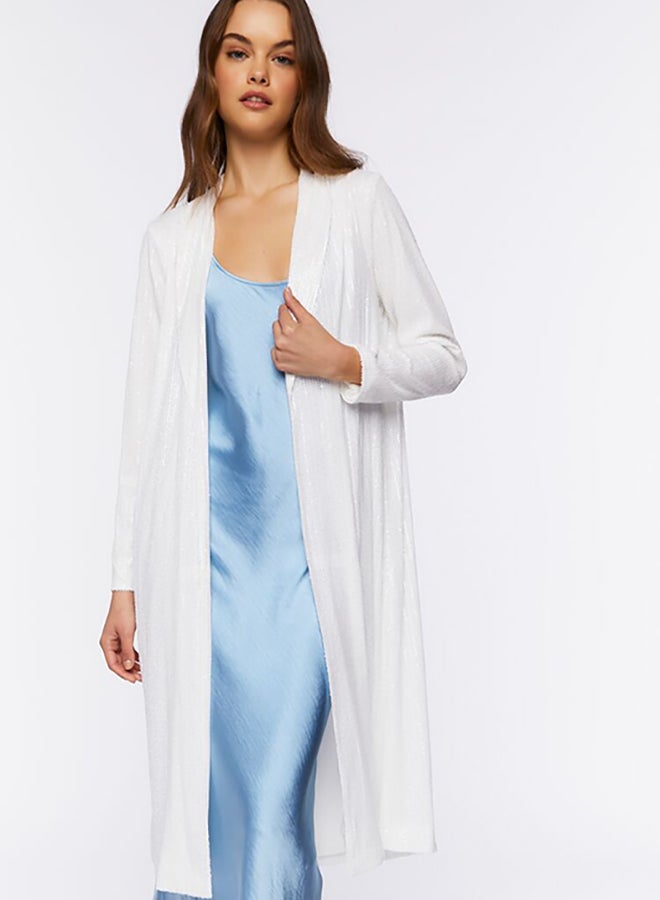 FOREVER 21 Sequin Open-Front Kimono  - Image 4