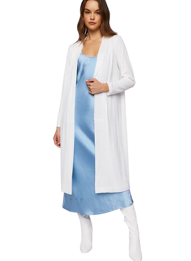 FOREVER 21 Sequin Open-Front Kimono  - Image 1
