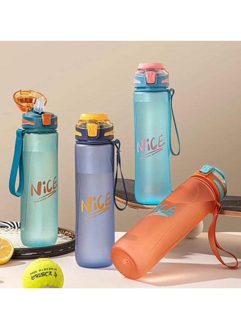 QSHOP SportBottle Leak Proof Sports Water Bottle, Portable Drinking Bottle for Gym and Fitness with Strap, BPA Free, 1 Liter Premium Quality  - Image 4
