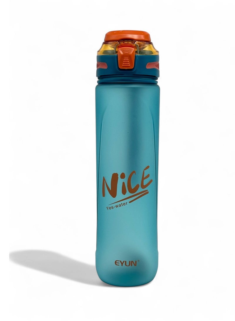 QSHOP SportBottle Leak Proof Sports Water Bottle, Portable Drinking Bottle for Gym and Fitness with Strap, BPA Free, 1 Liter Premium Quality  - Image 1