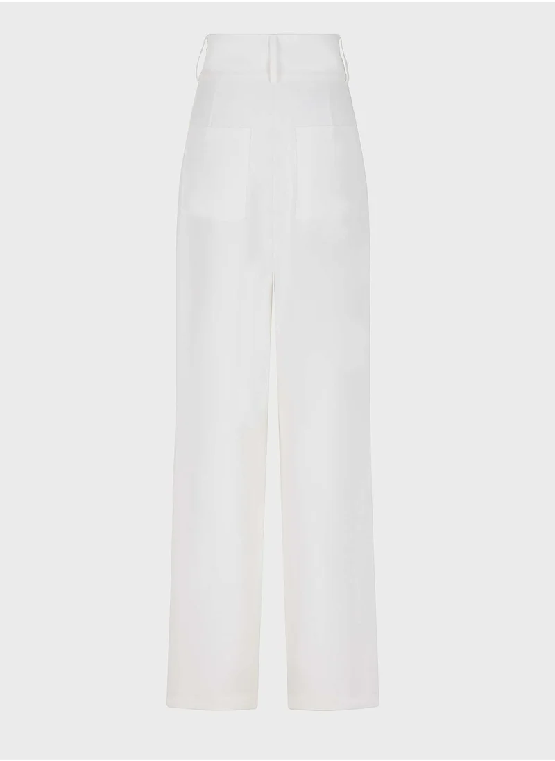 نوكتورن Stone Embroidered Wide Leg Pants