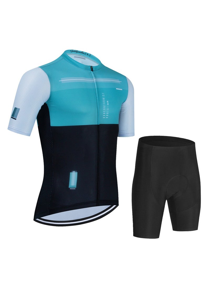 KUYING Summer Short Sleeved Cycling Suit Set - Image 1