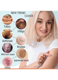 General Tattoo Cover Up Sticker Ultra Thin Patch, Tattoo Concealing Tape Breathable And Waterproof Skin Concealing Tape Tattoo Flaw Conceal Sticker Patch Scar Cover Sticker  - Image 5