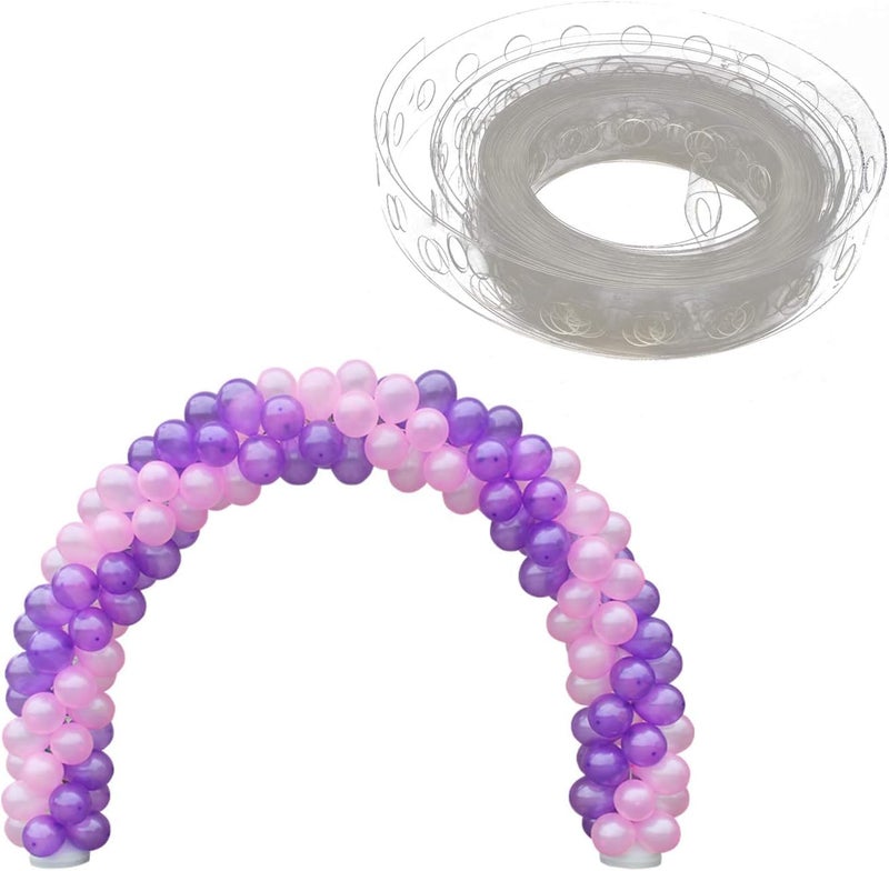 HK balloons 2Pcs Birthday Decoration Item Kit Set For Balloon Decorating Tape Strip Party Wedding Birthday Baby Shower Decorations 5 Meters Balloon Arch Strip - Image 2