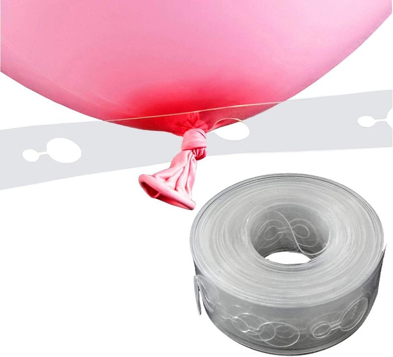 HK balloons 2Pcs Birthday Decoration Item Kit Set For Balloon Decorating Tape Strip Party Wedding Birthday Baby Shower Decorations 5 Meters Balloon Arch Strip - Image 4