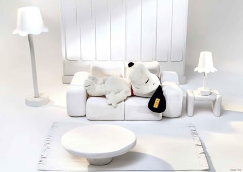 Steiff Peanuts Snoopy Plush Stuffed Animal Toy Friend Black  White 12 - Image 5