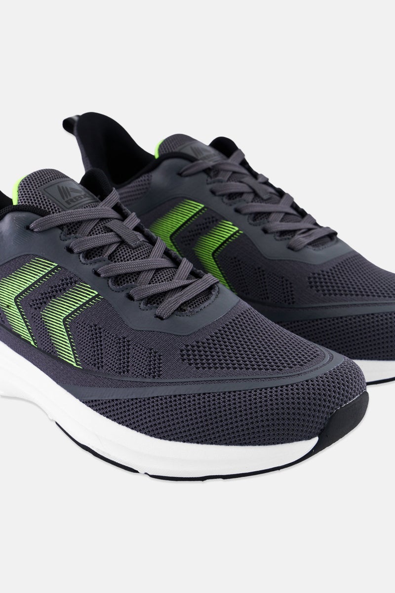RBX Men Lace Up Running Shoes, Dark Grey  - Image 3