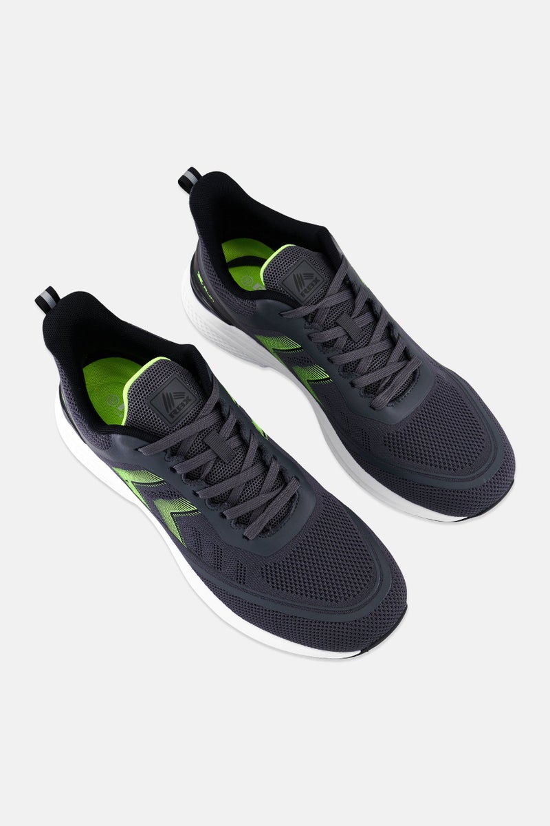RBX Men Lace Up Running Shoes, Dark Grey  - Image 4