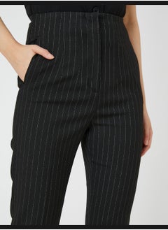 KOTON High Rise Crop Trousers  - Image 5