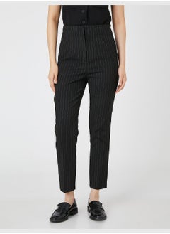 KOTON High Rise Crop Trousers  - Image 3