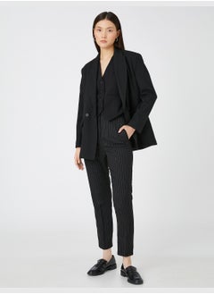 KOTON High Rise Crop Trousers  - Image 2