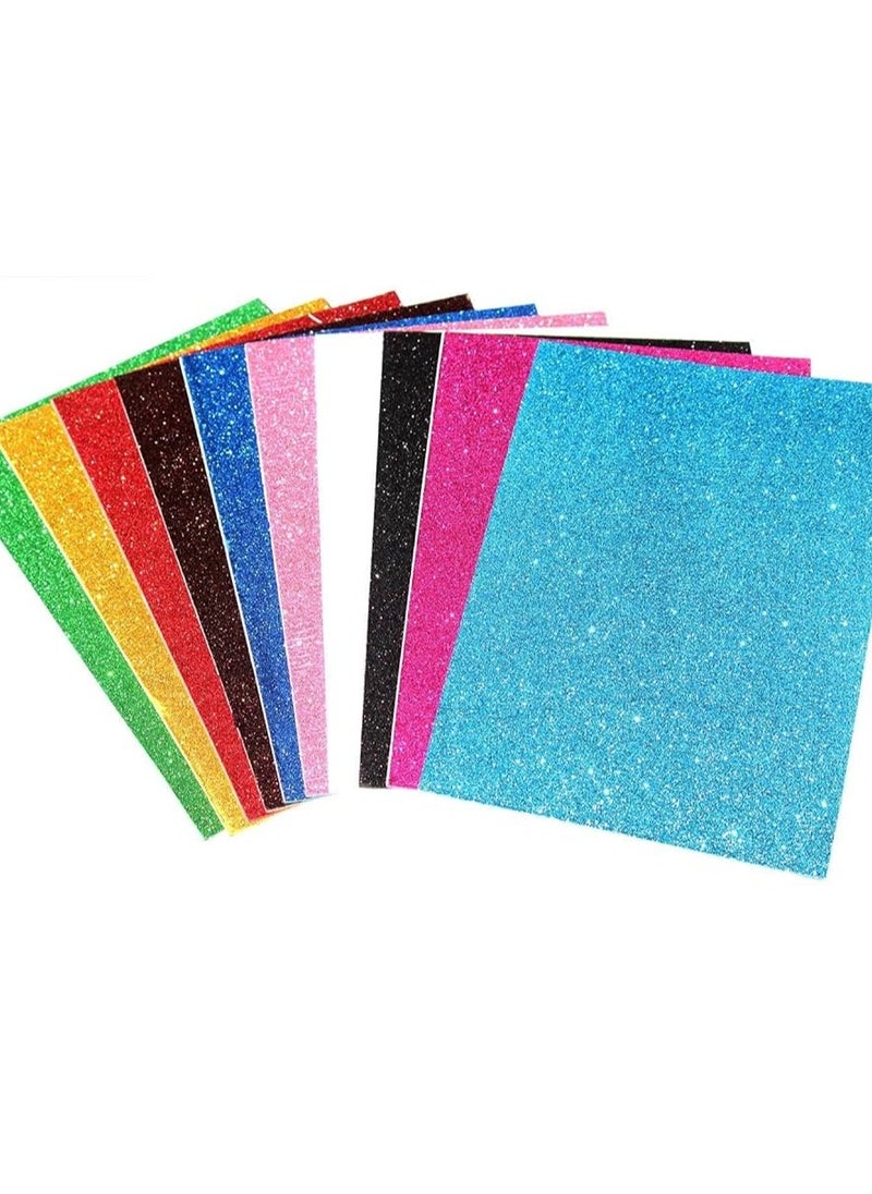 10-Piece A4 Size Glitter Sponge Sheet With Sticker Assorted Colours - pzsku/Z37B37D2580486F9536D6Z/45/_/1716834786/4260bf88-f2f3-4cea-90e1-e61ea7a7b3a4