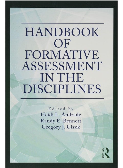 Routledge Handbook of Formative Assessment in the Disciplines