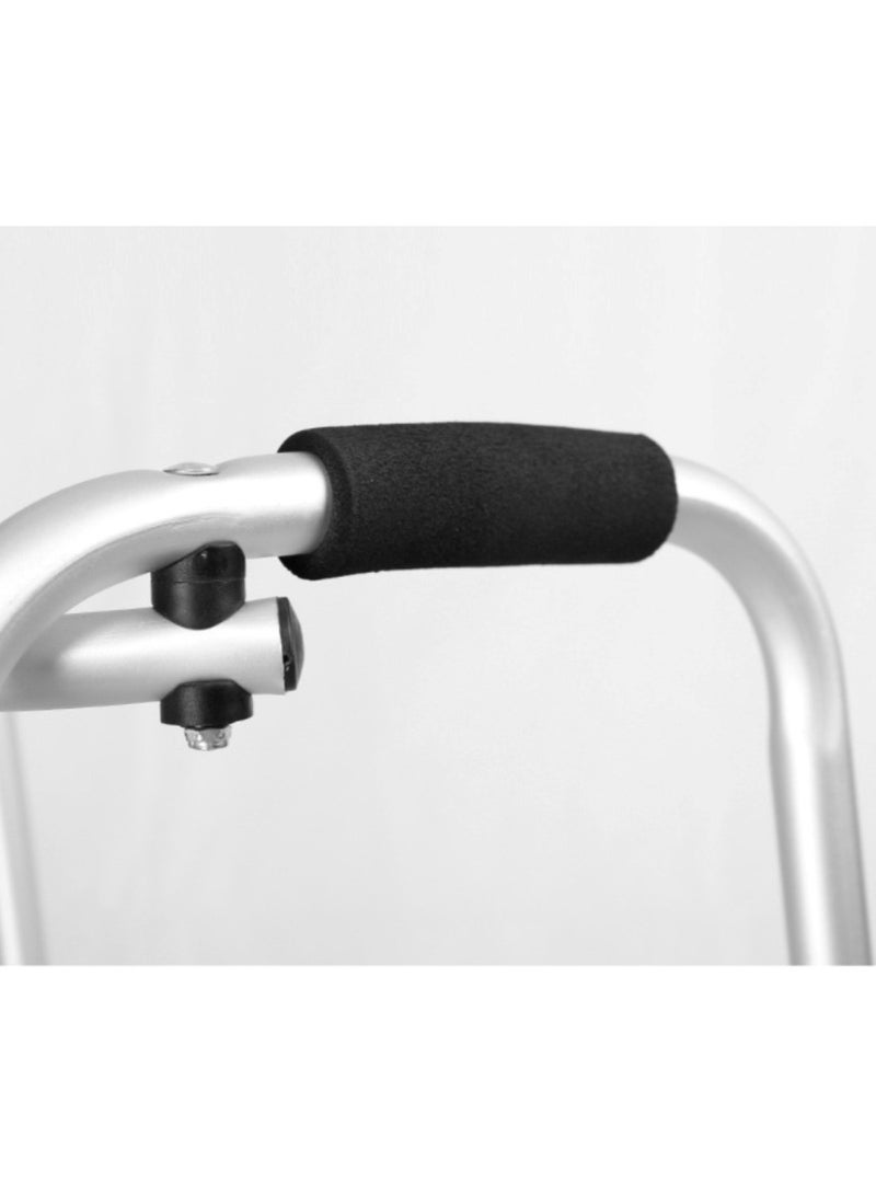 Huitich Foldable Telescopic Aluminum Walker for Elderly & Disabled Lightweight Rehabilitation Aid - Image 2