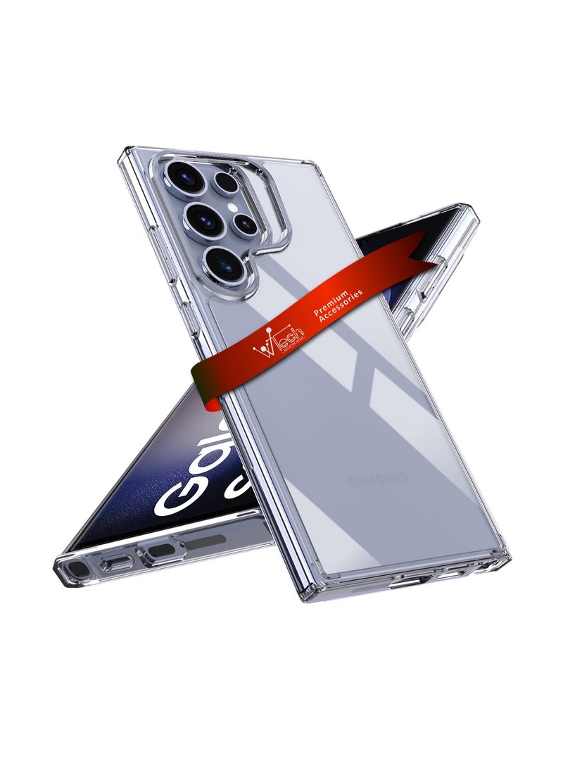 Wtech Destiny Series TPU Soft Corners With Hard PC Case Cover For Samsung Galaxy S23 Ultra 5G 2023 Clear - Image 1