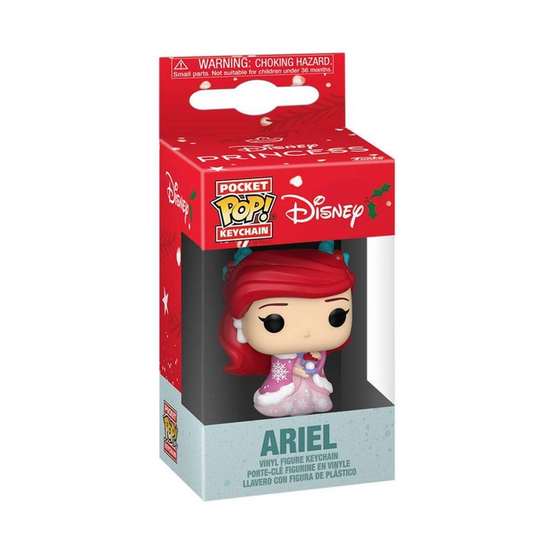Funko Pocket POP! Disney The Little Mermaid Ariel (Winter Outfit) Vinyl Keychain (10.2 cm) - Image 1