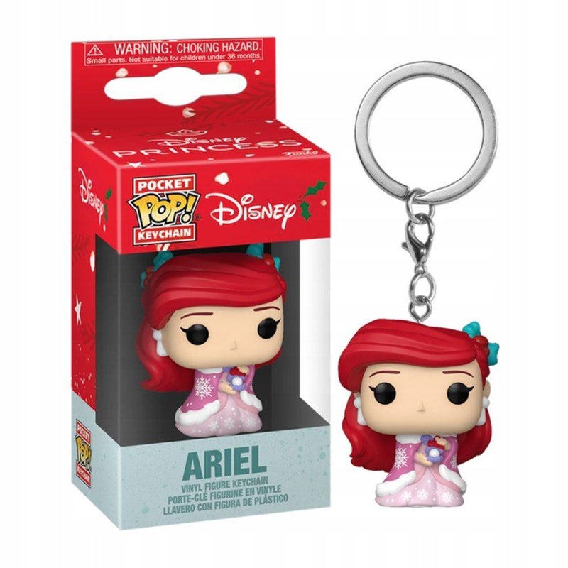 Funko Pocket POP! Disney The Little Mermaid Ariel (Winter Outfit) Vinyl Keychain (10.2 cm) - Image 2