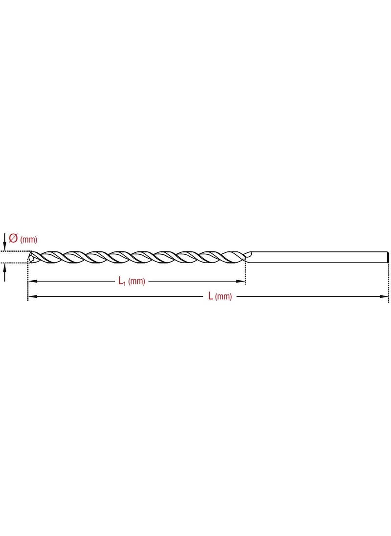 TiTi 5352 Hss Parabolic Long Drill Bit 1.2 mm  - Image 3