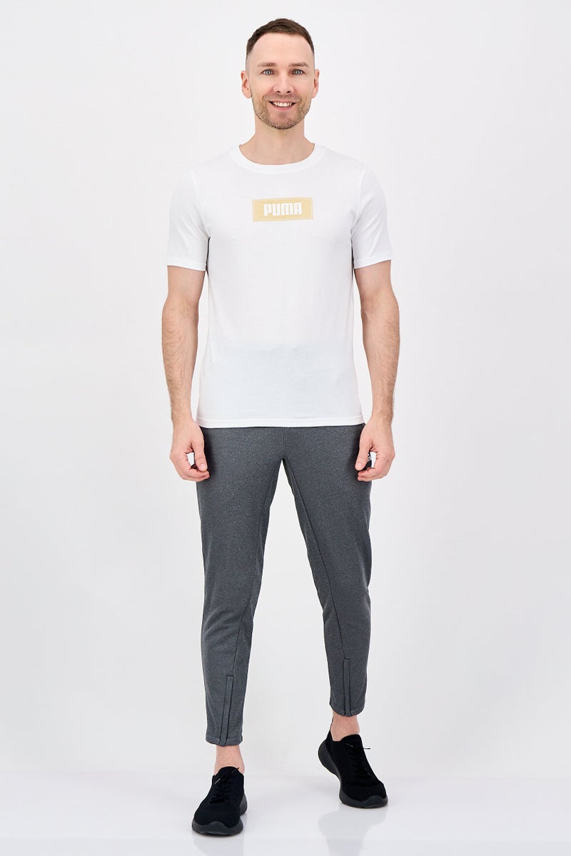 PUMA تي شيرت رجالي قصير الأكمام مناسب لآسيا، أبيض - Image 4