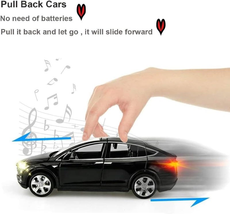SASBSC Model X 1:32 Diecast Pull Back Toy Car for Kids - Image 4