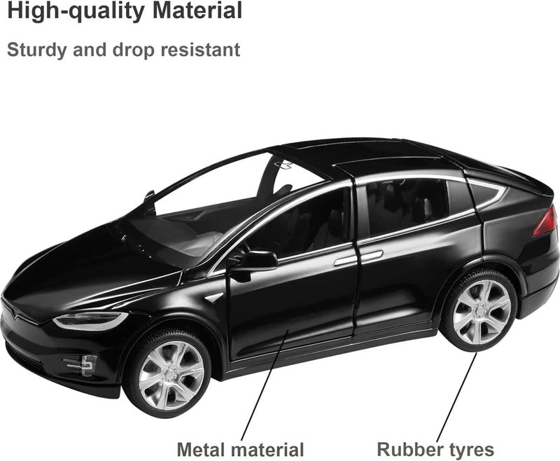 SASBSC Model X 1:32 Diecast Pull Back Toy Car for Kids - Image 5
