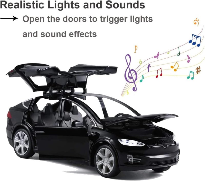 SASBSC Model X 1:32 Diecast Pull Back Toy Car for Kids - Image 2