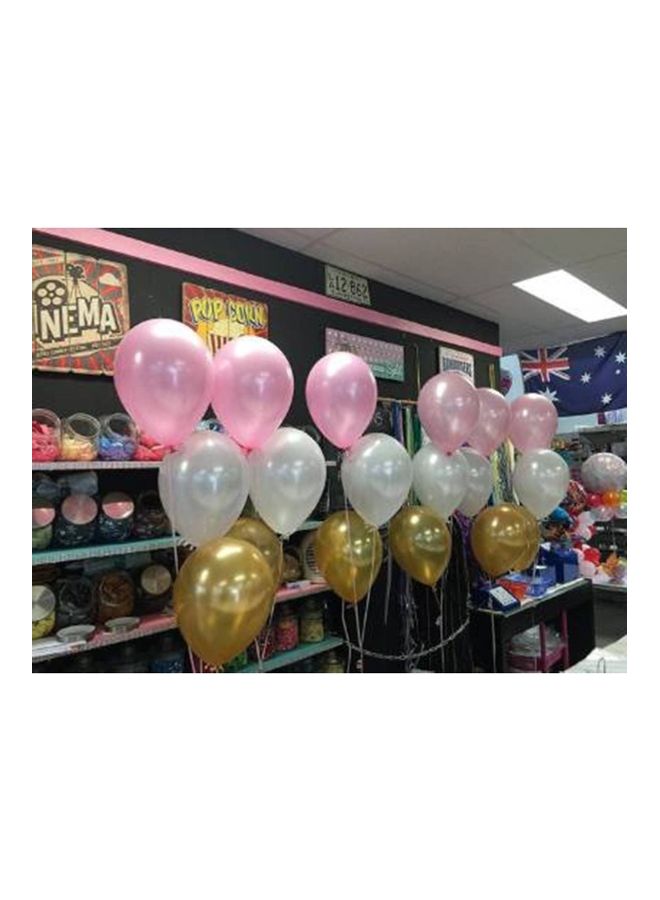 NIBEMINENT 50-Pack Metallic Finish Latex Balloon