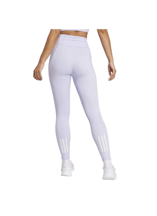 Adidas adidas OTR 7/8 L Purple Running TIGHTS for Women - 2XS  - Image 2