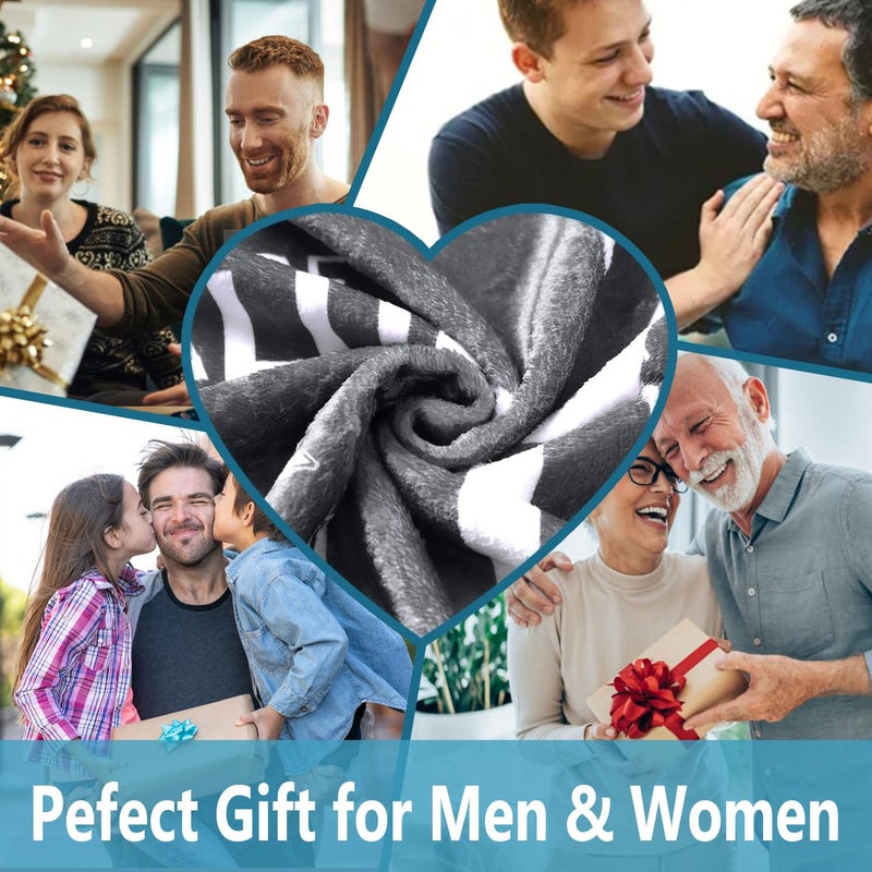 TenGlow Men Blanket Get Well Gifts for Men - You are Awesome 40"" x 50"" Soft Throw Blanket - Inspirational Gift for Him Thinking of You Friendship Feel Better After Surgery Gifts - Image 5