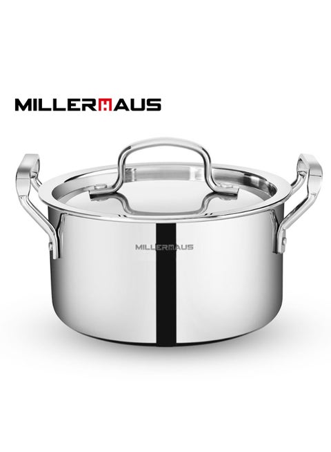 TRIPLY BIRYANI POT WITH LID 28CM