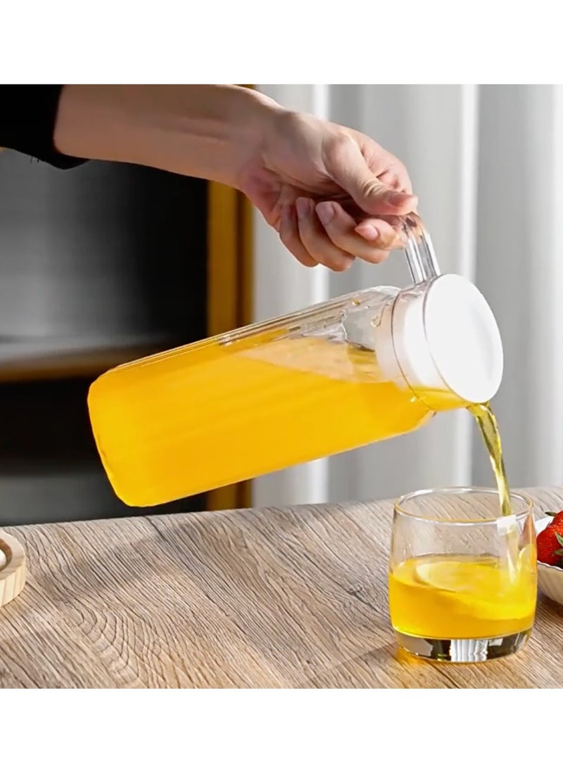 Generic - Cold Water Pitcher . 1.1L Water Jug . Heat-Resistant Pitcher . Juice and Tea Server . Easy Pour Water Pitcher . Multi-Purpose Kitchen Jug . Outdoor Drink Pitcher . Durable Serving Pitcher . Clear Plastic Water Pitcher . Pitcher for Iced Drinks - Image 1
