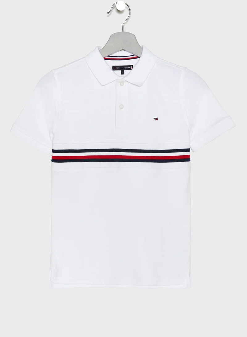 TOMMY HILFIGER Teen Flag Logo Polo