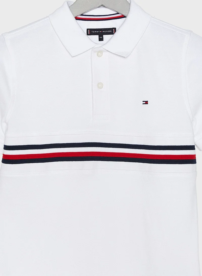 TOMMY HILFIGER Teen Flag Logo Polo