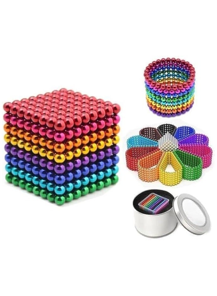 DUNGRANI ENTERPRISE DUNGRANI ENTERPRISE DIY 216 Pcs Ball Toys for Kids Girls Boys Toddlers Age 5 6 7 8 9 Years Educational Stem Learning Balls Game Set New Trending 6X6 Cube of 6 Colors 5mm Balls - Image 1