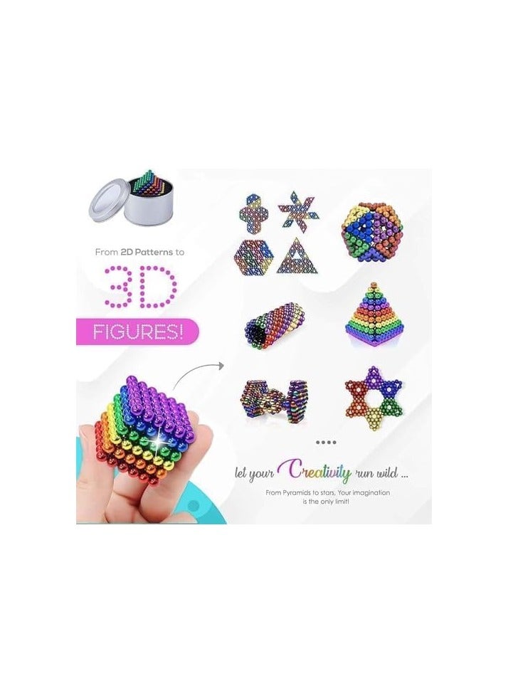 DUNGRANI ENTERPRISE DUNGRANI ENTERPRISE DIY 216 Pcs Ball Toys for Kids Girls Boys Toddlers Age 5 6 7 8 9 Years Educational Stem Learning Balls Game Set New Trending 6X6 Cube of 6 Colors 5mm Balls - Image 4