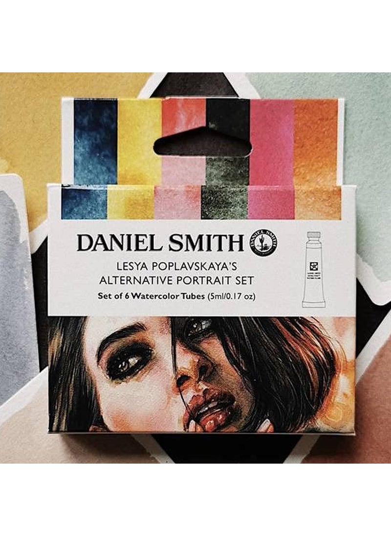 Daniel Smith DANIEL SMITH Lesya Poplavskayas Alternative Portrait Set watercolors 6 tube  - Image 2