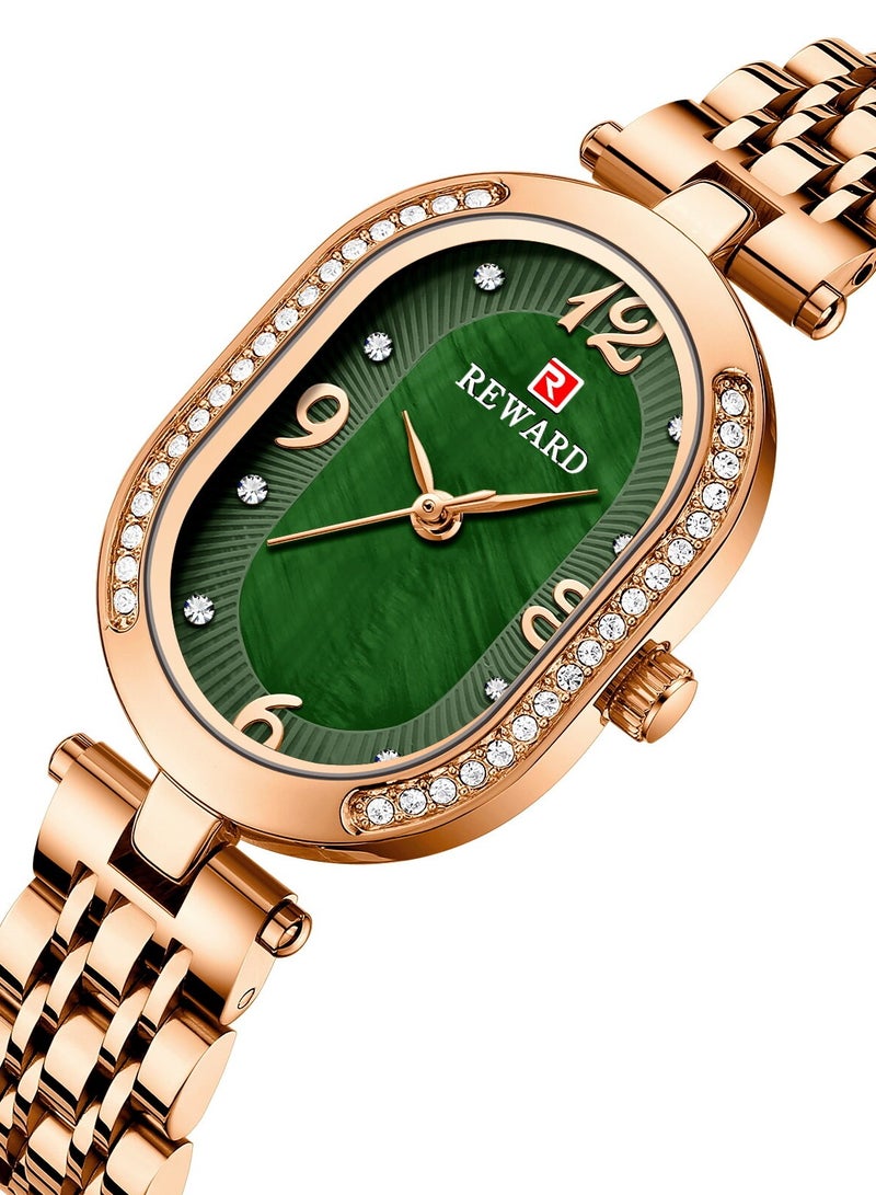 REWARD Wrist Watch for Women Luxury Ladies Watches Women's Bracelet Watch Small Stainless Steel Analog 3ATM Waterproof Watches for Women - Image 2