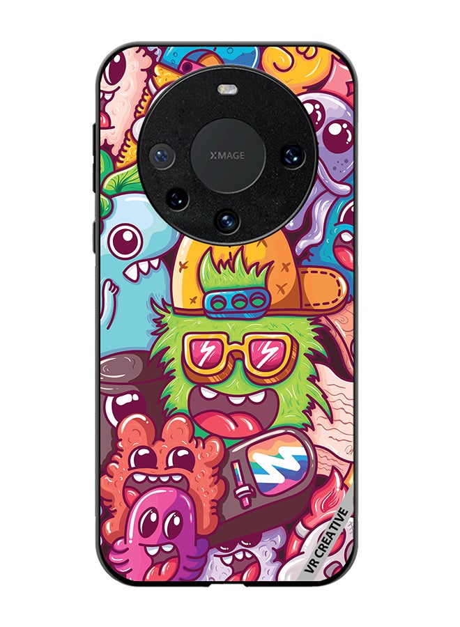 VR CREATIVE Protective Case Cover For Huawei Mate 60 Pro Plus Graphitti Design Multicolour - Image 1