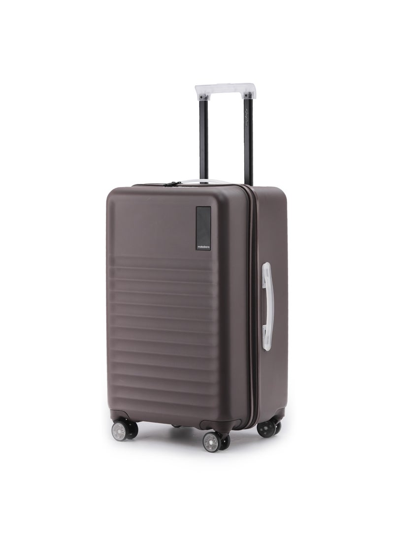 Mokobara The Aisle Trunk Check-In Luggage - Durable Polycarbonate Material | Cool Beans, Brown - Image 1