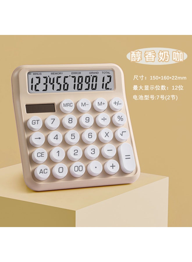Dopamine Dual Power Calculator Model High-looking Student Computer Office Finance Special Multi-function