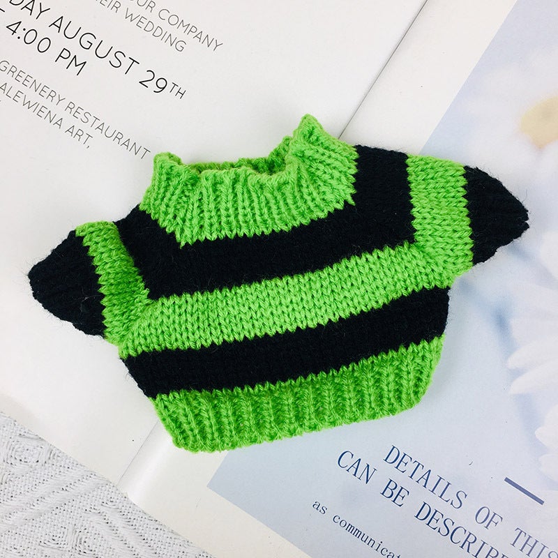 23Cm Repair Hook Xiao Fei Dog Doll Clothing Accessories Christmas Sweater Set Cardigan Strap Pants Clothes Set Change - Image 1