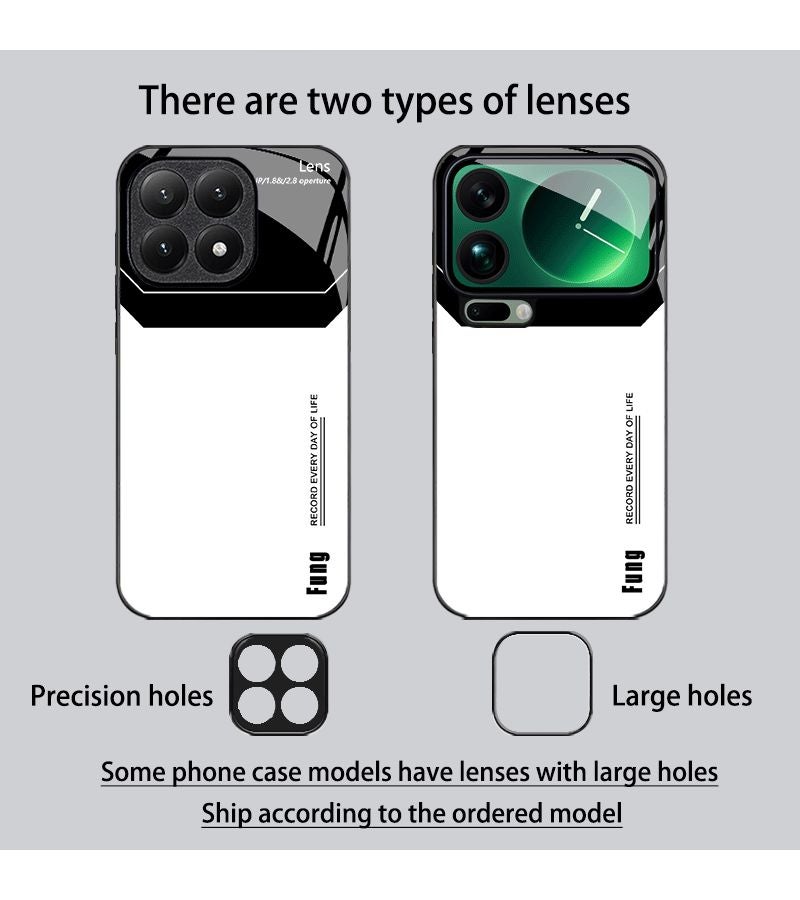 Tempered Glass Phone Case for Redmi Note 14 Pro 5G Mixed Color 1 Wear Resistant Dirt Resistant Business Style Protective Cover - Image 4