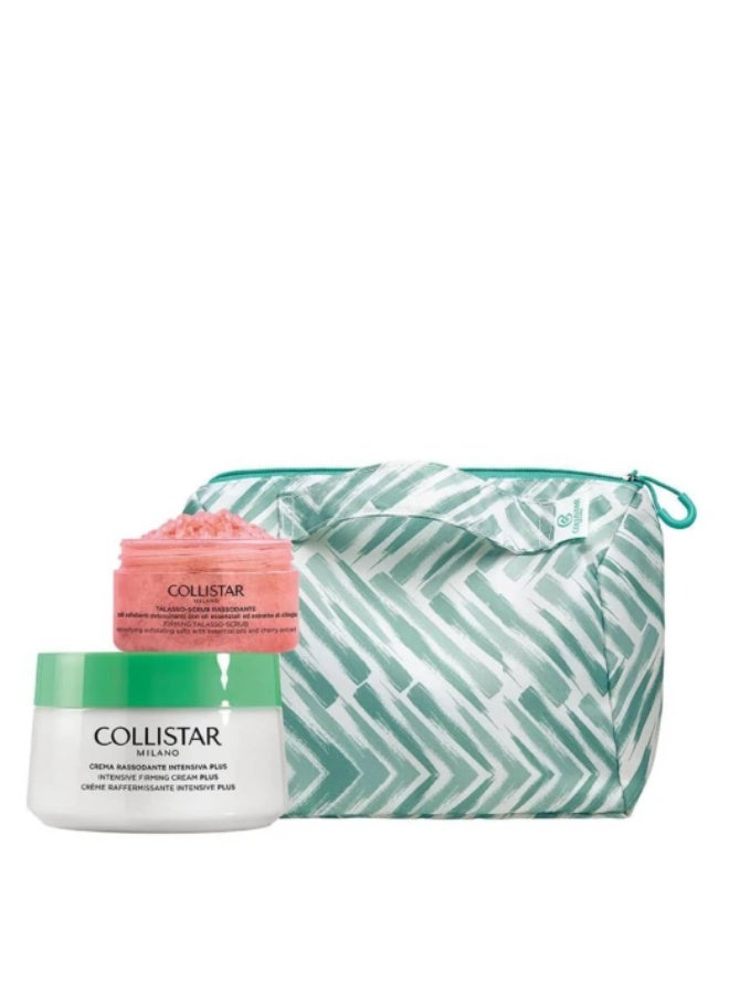 Collistar Intensive Firming Body Routine Gift Set – Cream (400ml) & Talasso-Scrub Anti-Aging (150g) - Image 2