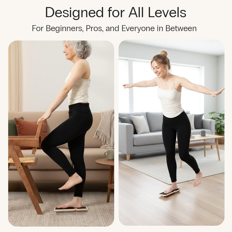 StrongTek Balance Board for Ankle & Foot Strength – Improve Stability, Rehab Injuries, Enhance Proprioception – Adjustable, Compact & Durable Training Tool - Image 5