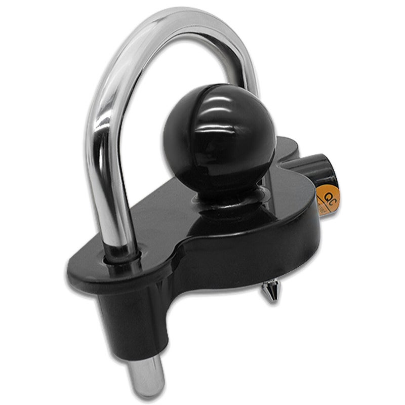 WYT Caravan Trailer Coupling Lock 14x15.5x8cm Rust-Proof Anti-Theft Security - Weather-Resistant Coating Easy Installation for Caravans and Trailers - Image 4