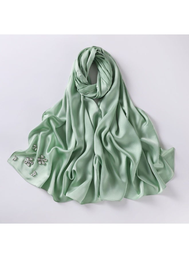 Nariele New Chiffon Handmade Diamond Headscarf - Image 1