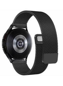 TWEGGON Replacement 20mm Milanese Band for Samsung Watch 7/Watch 6/Watch 5/Watch 4 20mm Strap/Band Black  - Image 1