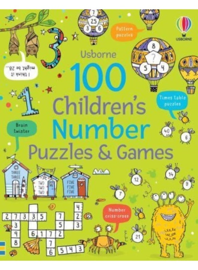 100 Children's Number Puzzles and Games 